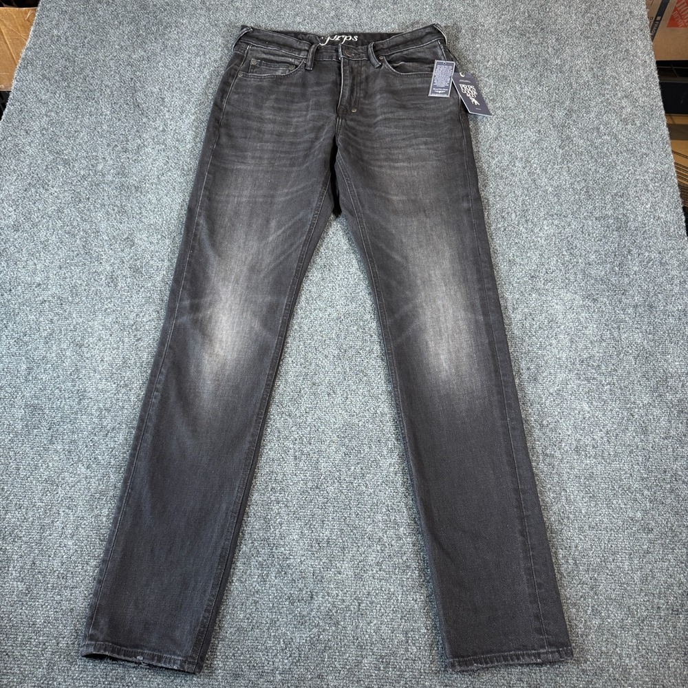 PRPS Goods & Co Jeans Mens Size 31 Black Wash Slim Straight Stretch Denim NWT